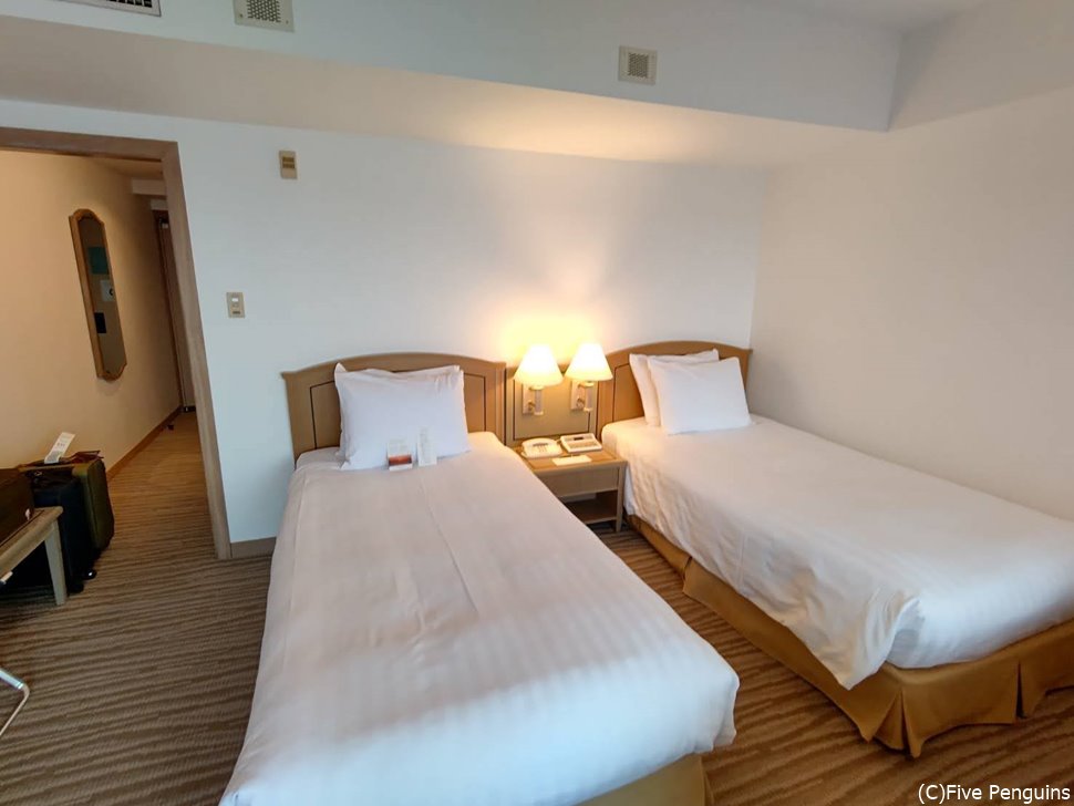 お部屋はいたってシンプルなつくり