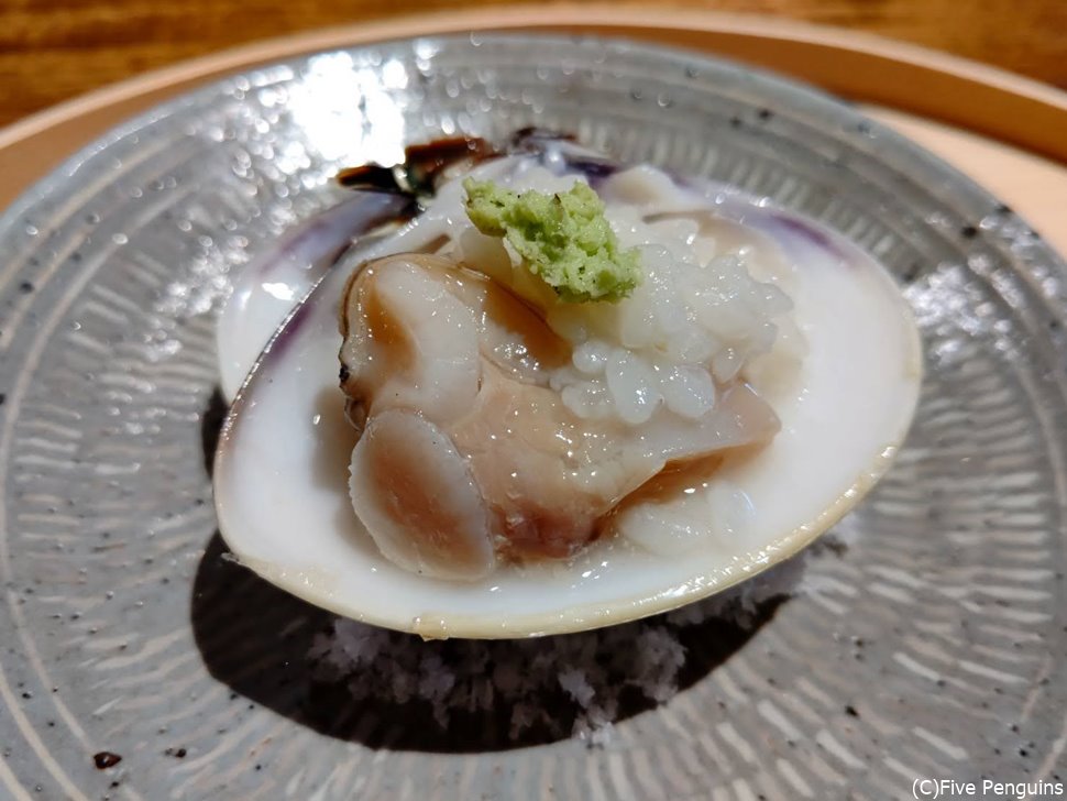 ハマグリだけの塩味でおじやも抜群の旨味が