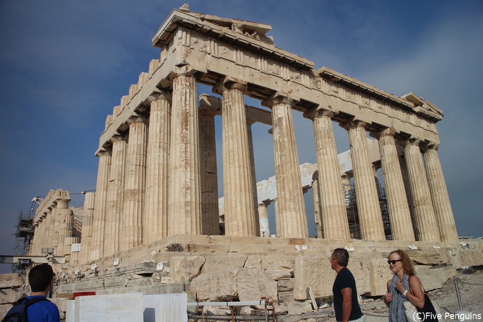 古代ギリシャの象徴　アクロポリスのパルテノン神殿