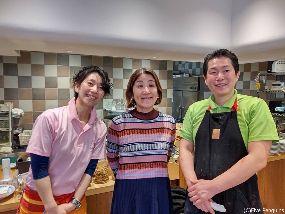 気さくなシェフの鈴木五郎氏と優しい奥様と一緒に!