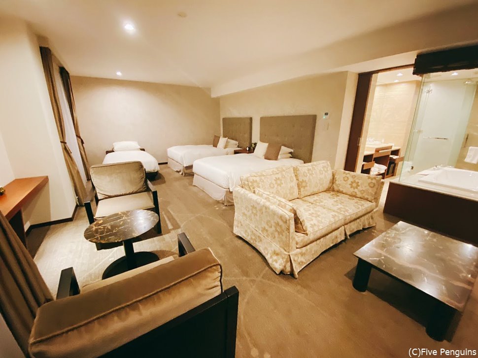エグゼクティブツインのお部屋。