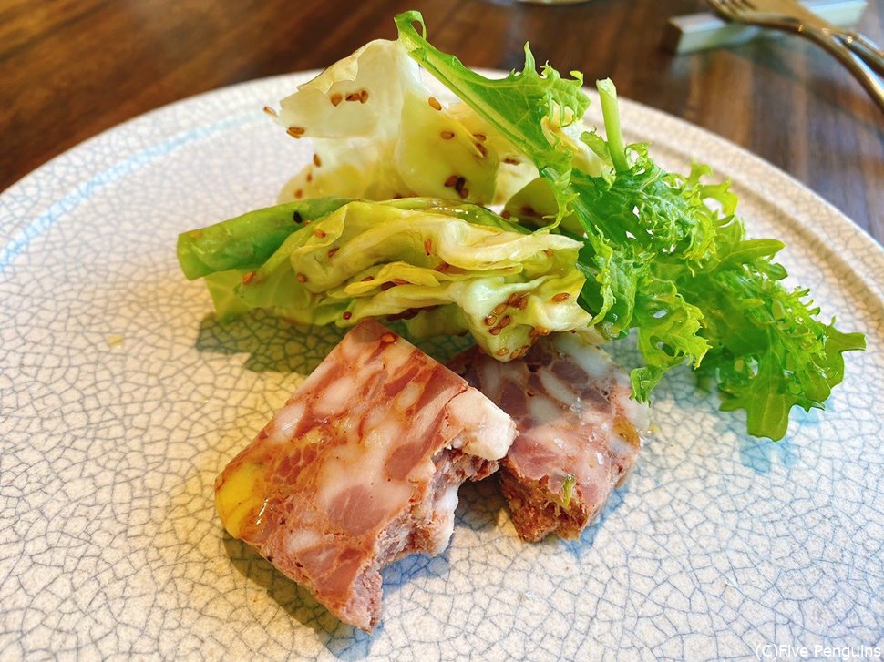 絶品テリーヌ!!!絶対また食べに行ったるからな