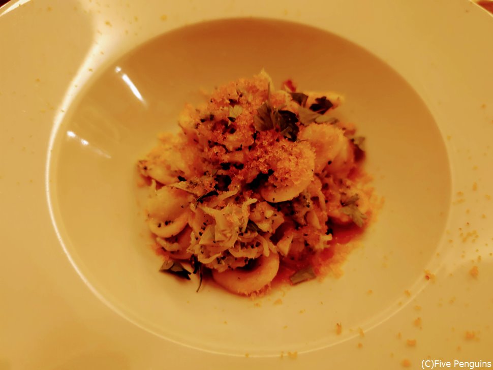 オレキエッティは南イタリアのパスタだけれど、味はまずまず