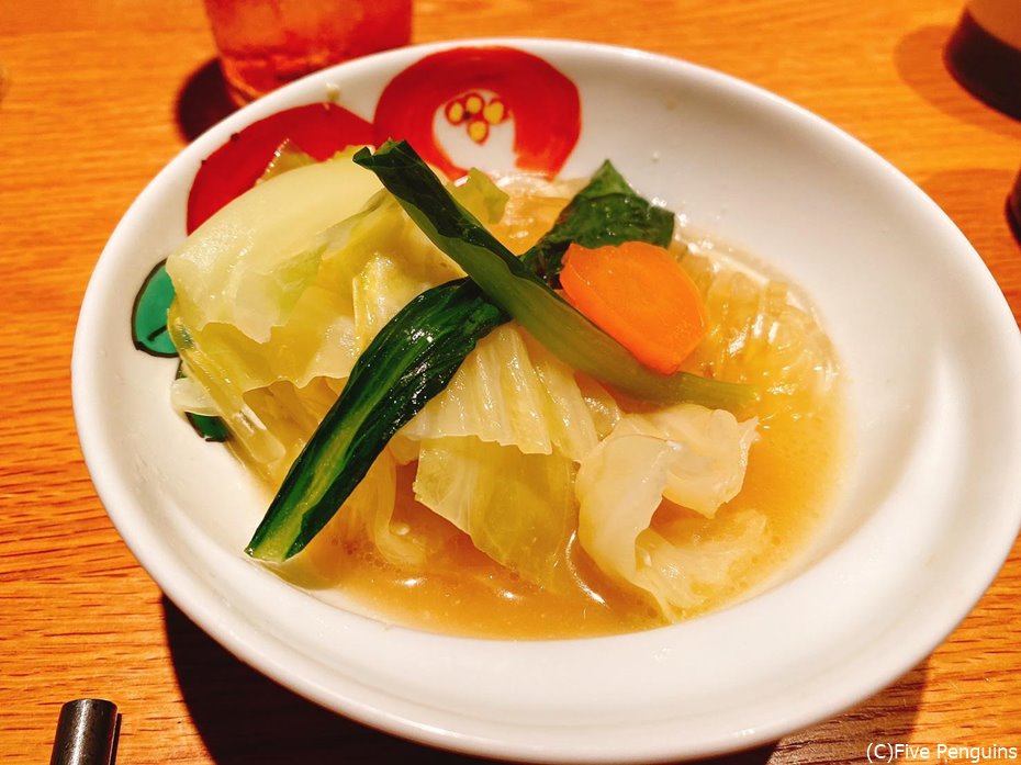 味のしみた野菜も欠かせません。