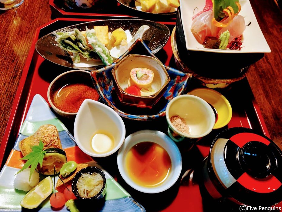 料理はどれも合格点