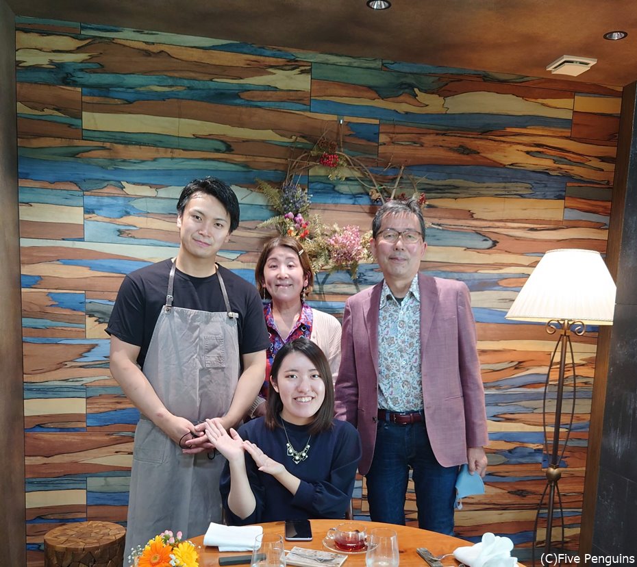 シェフの鈴木夏暉氏と1枚!とても気さくな方でした