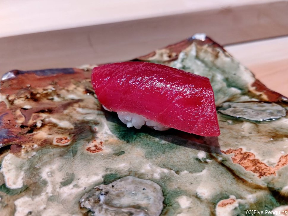 大間の漬けの鮪