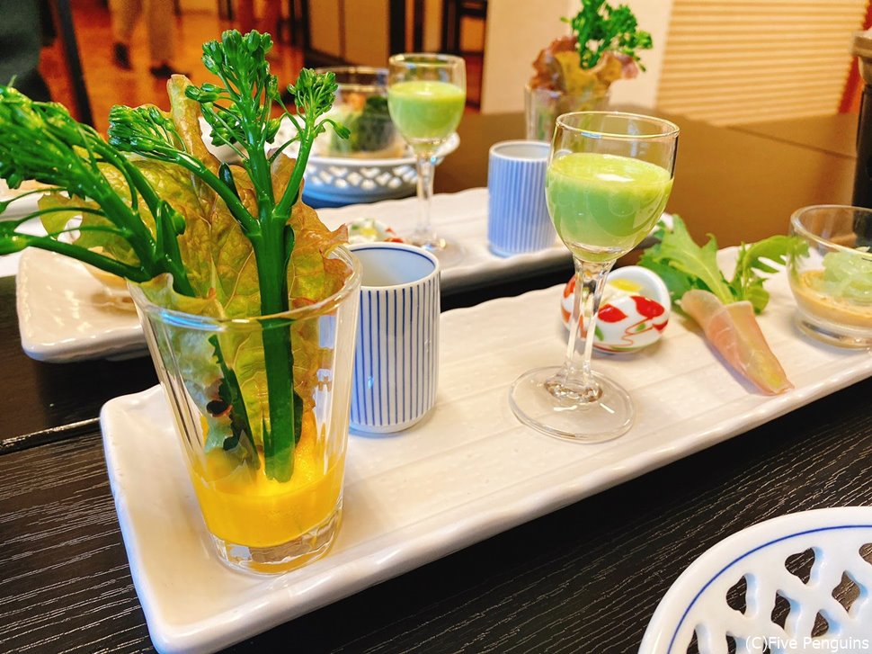 創意工夫があった夕食の前菜