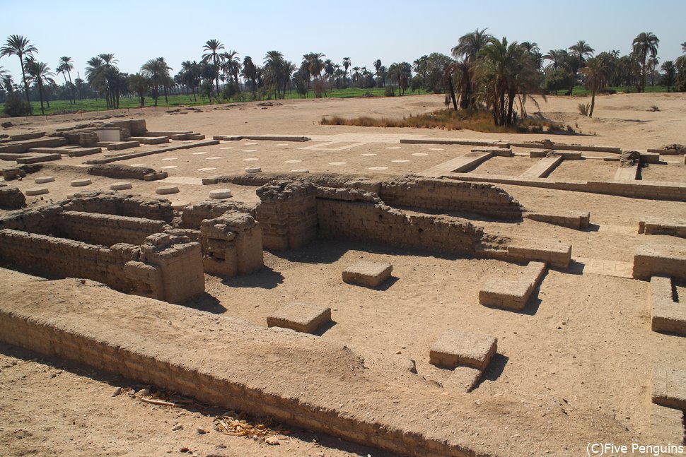 テル・エル・アマルナ遺跡の宮殿跡