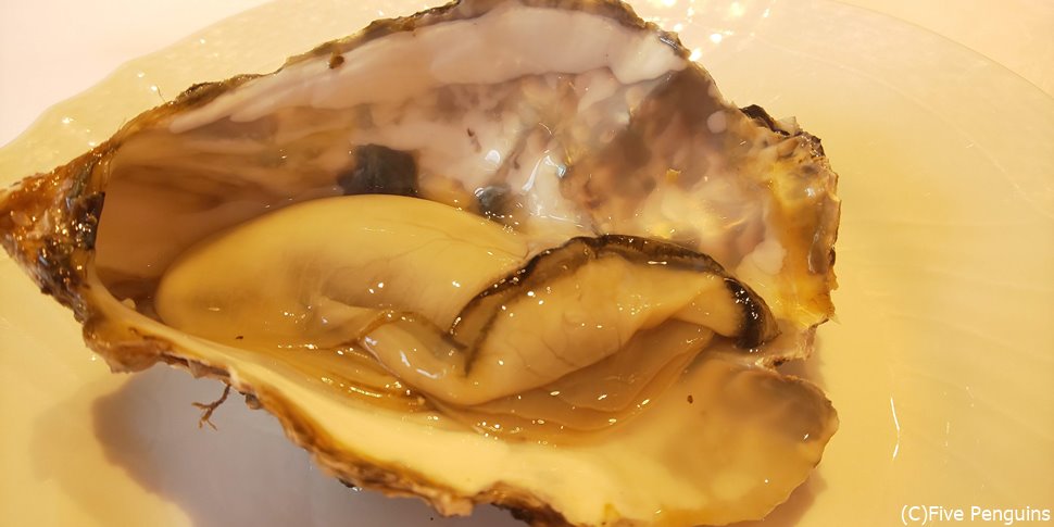 今日は広島県の無人島で採れた新鮮な生ガキを少し味見。夏でも生ガキが嬉しい