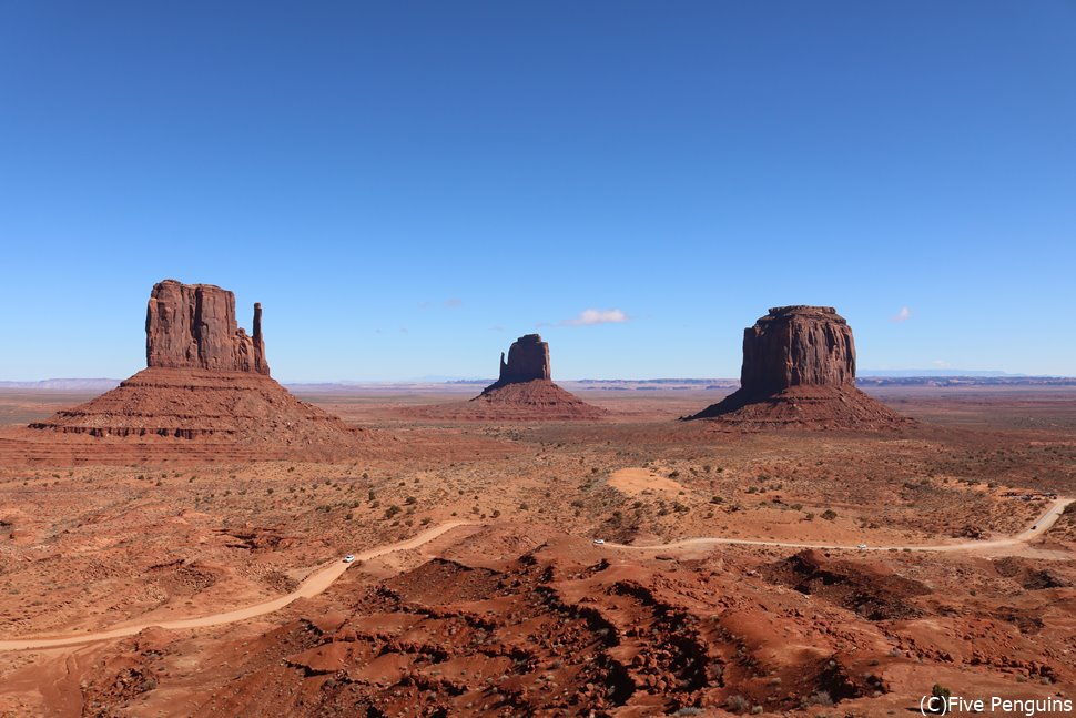 これぞアメリカの台地 パワーをありがとう モニュメントバレー