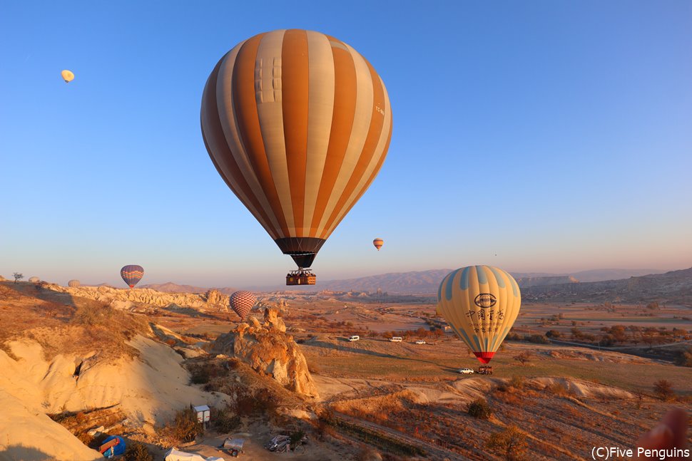 トルコ乗継ぎは大丈夫? 写真はカッパドキアの気球