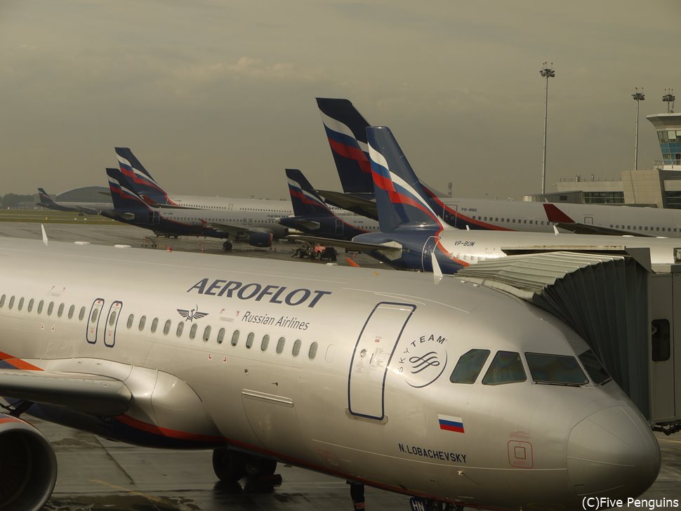 あなたはどの航空会社を選ぶ?写真はアエロフロート・ロシア航空の機体。