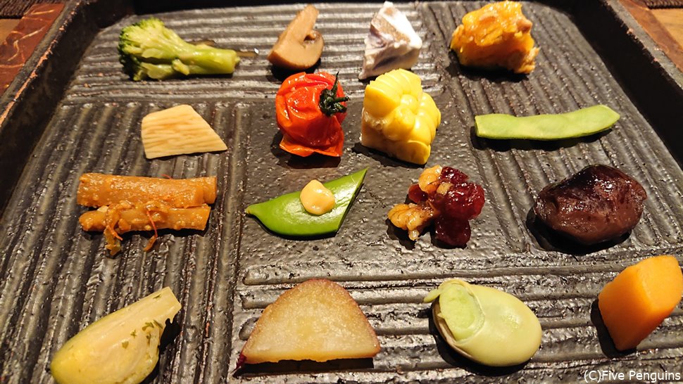 名物 七宝野菜十六味取り合わせ
