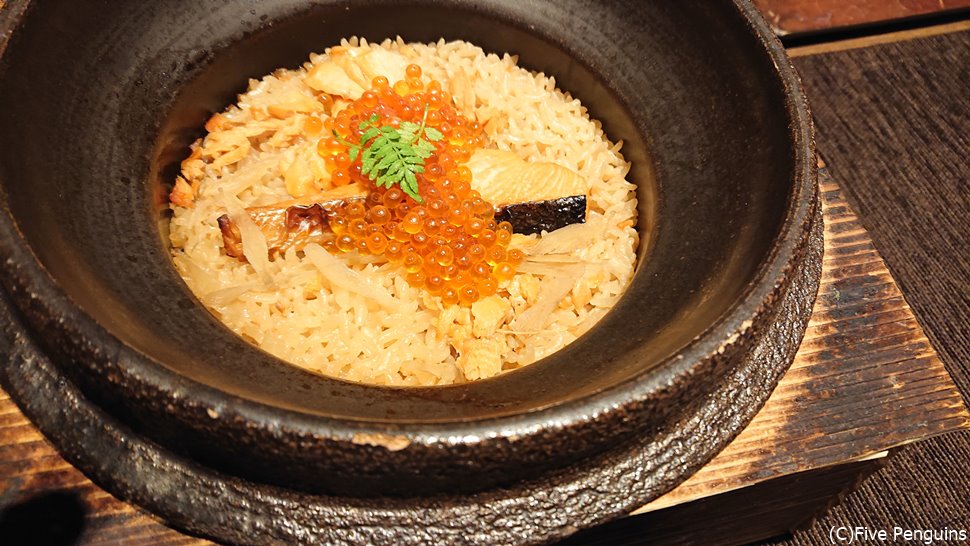 時鮭ときしらずとイクラの炊き込みご飯