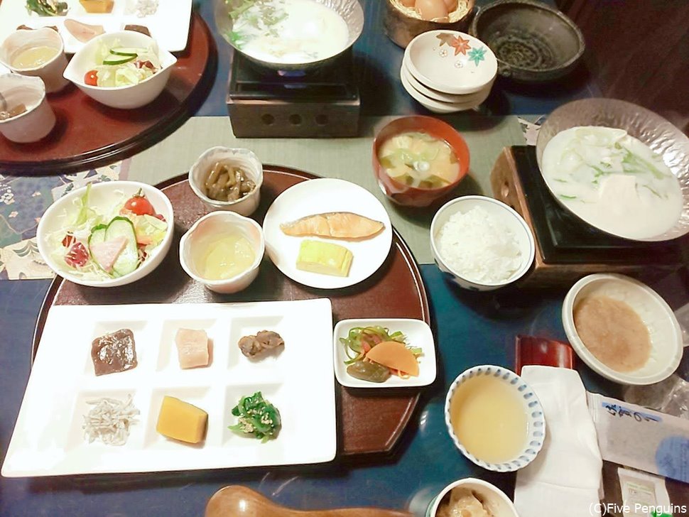 朝食もこの充実ぶり