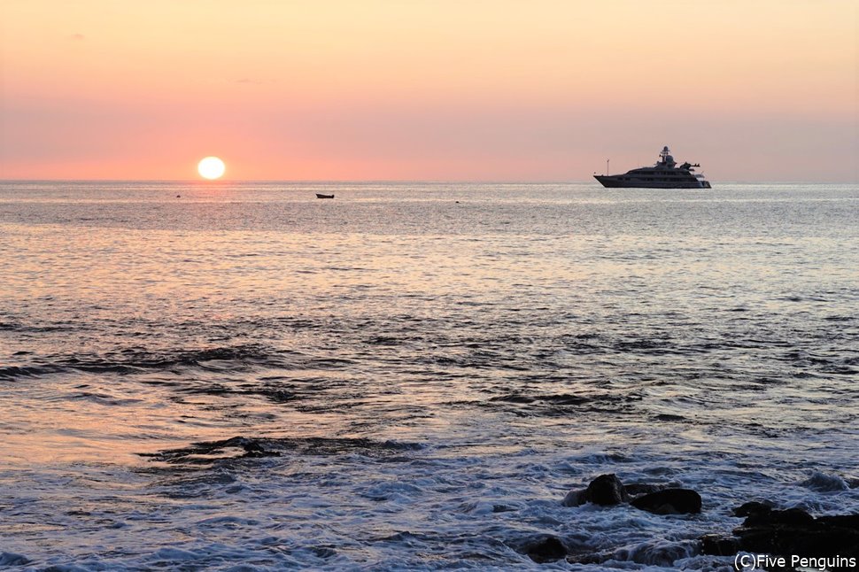 カイルアコナの夕日(ハワイ島)