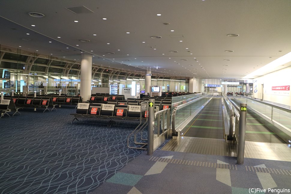 コロナ禍で空いている空港