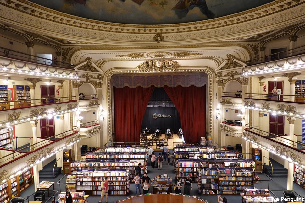 世界で最も美しい本屋」エル・アテネオ・グランド・スプレンディド(ブエノスアイレス)