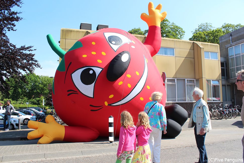 ゴッホ生誕の町・1年に1回のイチゴ祭り<ズンデルト>