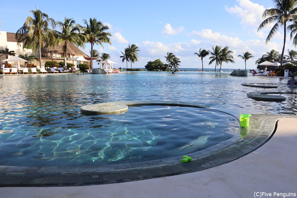 リビエラ・マヤのリゾートホテル、Grand Velas Riviera Maya。カンクンから車で約1時間。