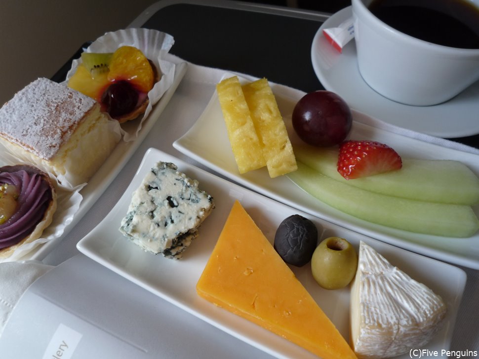 ターキッシュエアラインズは機内食も評判。写真はコンフォートクラスのもの。