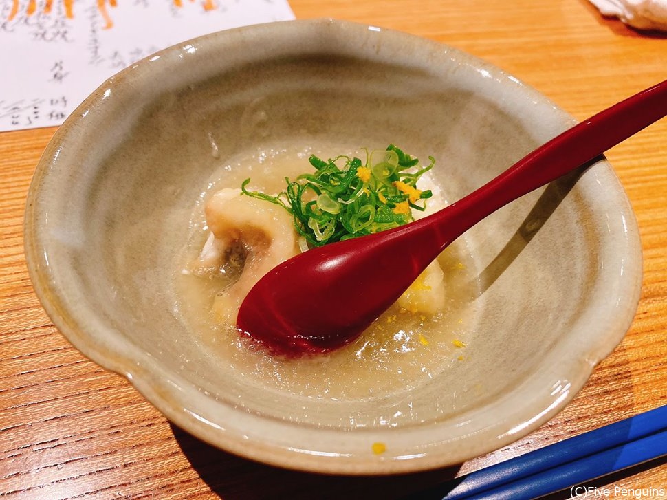 お通し。優しいお味で美味。